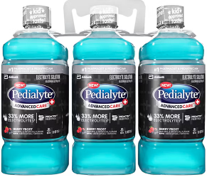 Pedialyte Advanced Care+ Liter Pack Berry Frost 3 ct 1 Liter